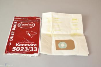 PAPER BAGS-KENMORE,5023,5033,3PK,ENVIRO,CANISTER KENMORE ''E'' BAG 129SW