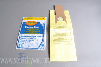 PAPER BAGS-KENMORE 5068,3PK TYPE U,UPRIGHT,ENVIRO ALSO FITS CANADIAN MODEL TYPE '' L '' UPRIGHT 159