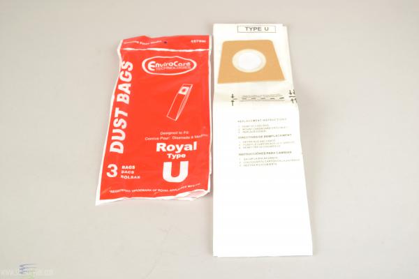 Royal U PAPER BAGS-DIRT DEVIL,U,3PK,UPRIGHT REPL 157SW