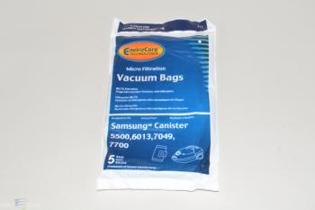 PAPER BAGS-SAMSUNG,5500,6013,7700,CANISTER ENVIROCARE, MICROLINED, 5PK 211