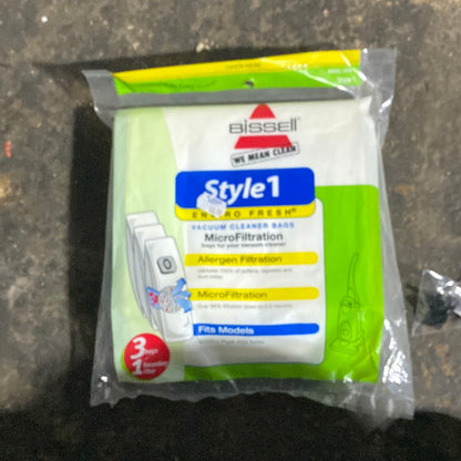 Bissell Style 1 Bags 3 Pack