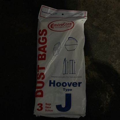 PAPER BAGS-HOOVER,J,4PK,ENVIROCARE,CANISTER 114SW