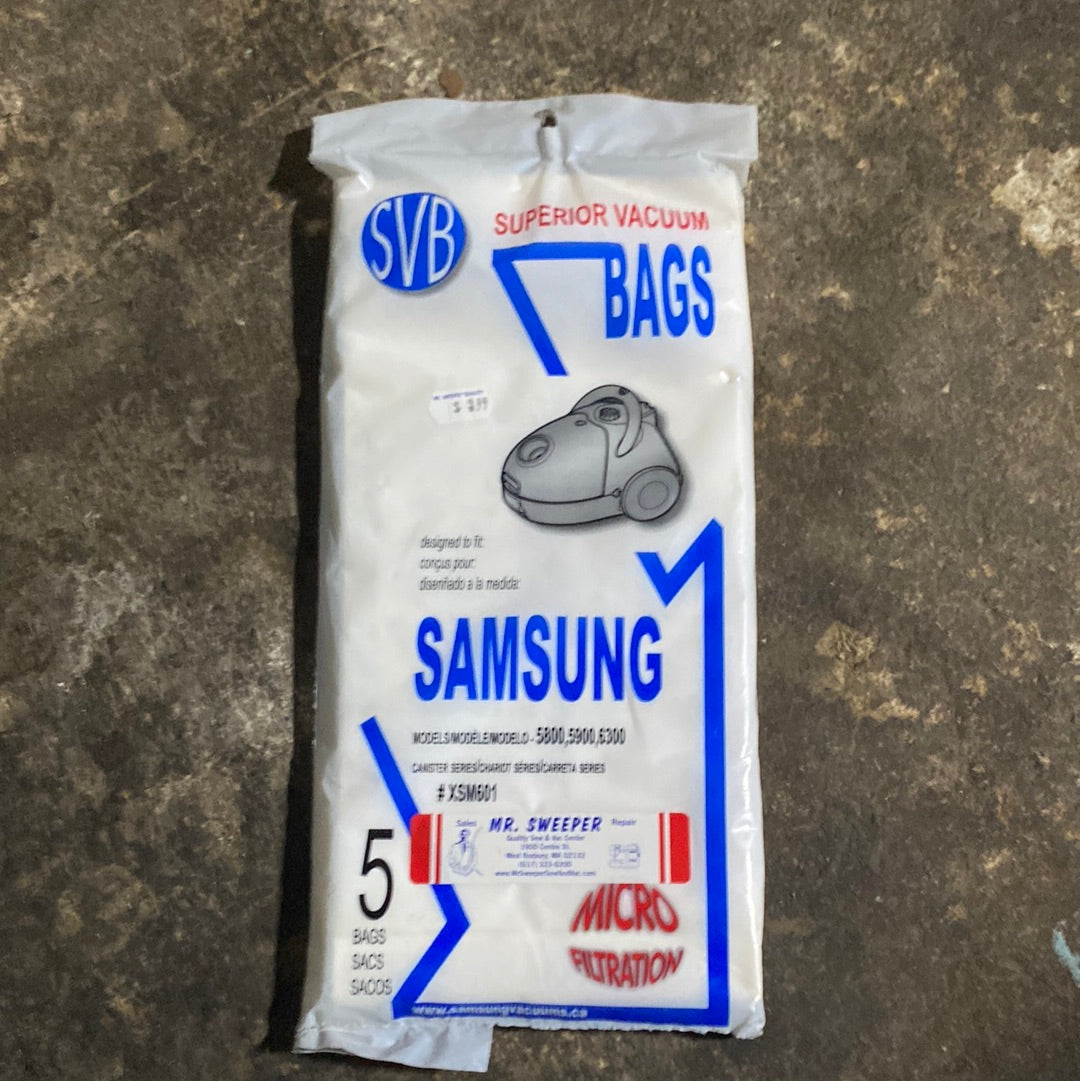 Samsung 5800/5900/6300 5 Pack Paper Bags NLA